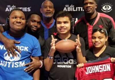 2018 IFLY HOUSTON WITH WE SEE ABILITIES AND FORMER HOUSTON TEXAN ANDRE JOHNSON